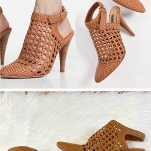 Veronica Beard Weaved close toe sandals